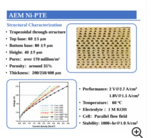 AEM Electrode-PTE Product