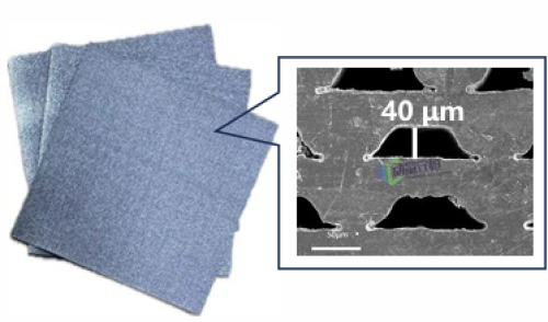 Straight Pore-Porous Transport Layer (SP-PTL) product for AEM water electrolysis